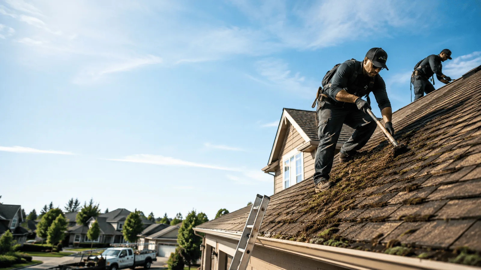 Roof Moss Removal in Freeport, IL near me